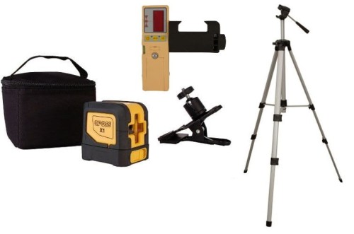 Lamigo CROSS X1 + STL154M + RC-9 - Laster liniowy ze statywem z pochylaną głowicą i odbiornikiem