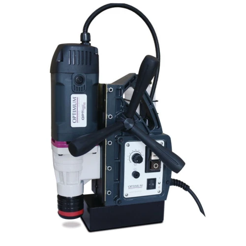 Optimum DM 50V - wysokiej klasy magnetyczna wiertarka z bezstop. regulacją prędkości