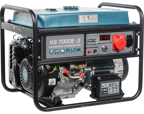 K&S  KS 7000E-3 - Agregat prądotwórczy benzynowy 5 kW 