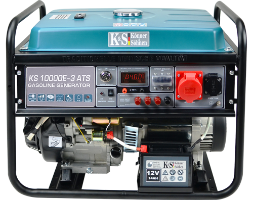 ATS - Generator prądowy benzynowy  K&S KS 10000E-3 7,5 kW
