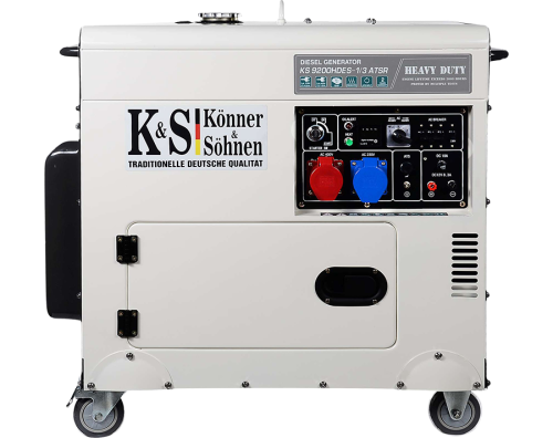 K&S KS 9200HDES-1/3 ATSR - Agregat prądotwórczy dieslowski 7,0 kW