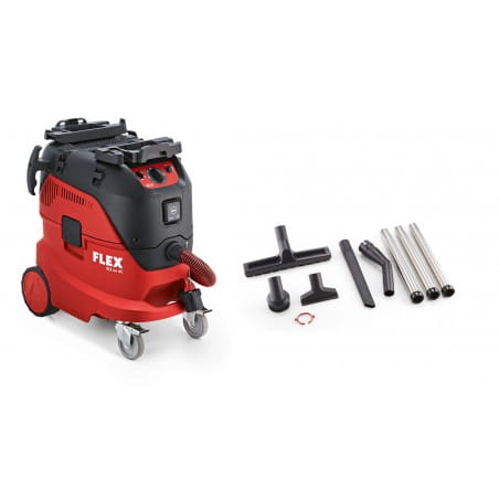 Flex VCE 44 H AC-KIT - Odkurzacz z automatycznym systemem czyszczenia filtra, 42l, Klasa H