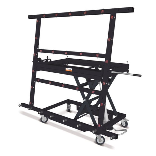 Unicraft HT 300 M PSR - Mobilny stół roboczy z płynną regulacją wysokości i wychylną ramą