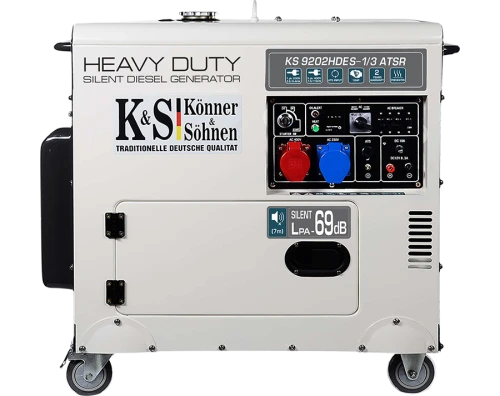 K&S KS 9202HDES-1/3 ATSR - Agregat prądotwórczy dieslowski 7,0 kW