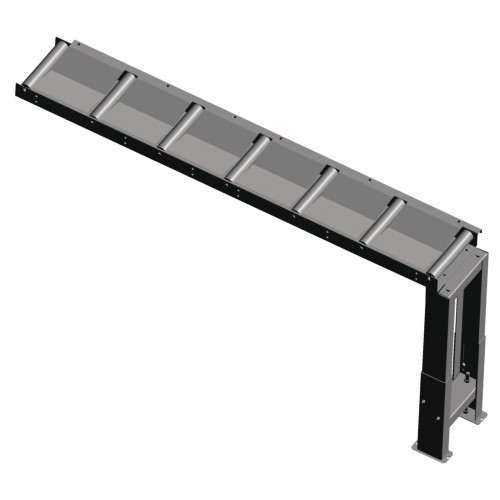 Metallkraft - 2000 x 290 mm, przenośnik rolkowy 200 kg/m	