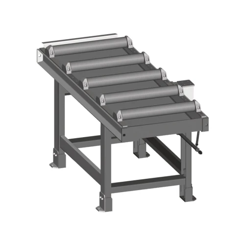 Metallkraft - 2000 x 600 mm przenośnik rolkowy, 1000 kg/m	