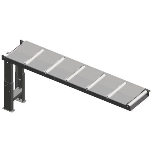 Metallkraft - 2000 x 390 mm, przenośnik rolkowy 200 kg/m	