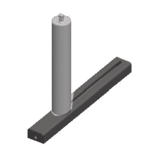 Metallkraft - Boczna rolka prowadząca 200 mm, ruchoma (potrzebne 3649080)	
