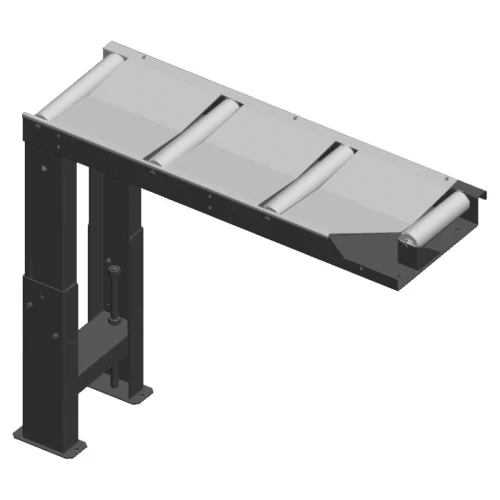 Metallkraft - Przenośnik rolkowy łączący 1000 x 290 mm strona podająca	