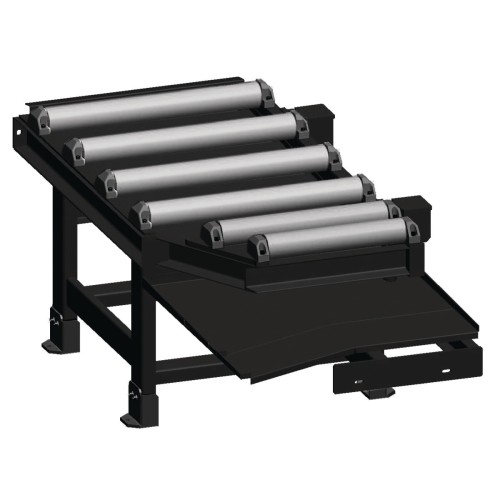 Metallkraft - Przenośnik rolkowy podający 2000 x 800 mm	