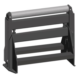 Metallkraft - Kozioł na rolkach, z regulacją wysokości, szerokość 620 mm, udźwig 700 kg	