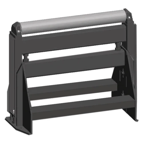 Metallkraft - Kozioł na rolkach, z regulacją wysokości, szerokość 620 mm, udźwig 700 kg	