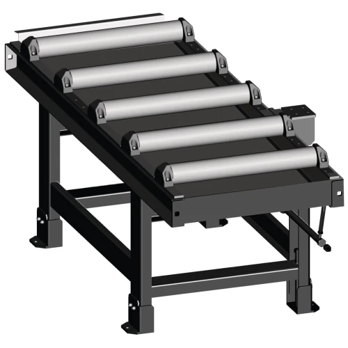 Metallkraft - 2000 x 620 mm przenośnik rolkowy, 1700 kg/m	