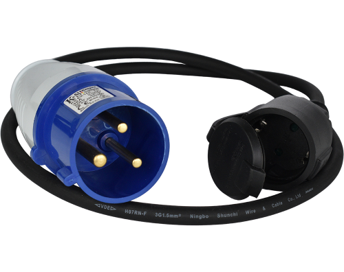 K&S KS EX1M-1S - Adapter 32A na 16A o długości 1m