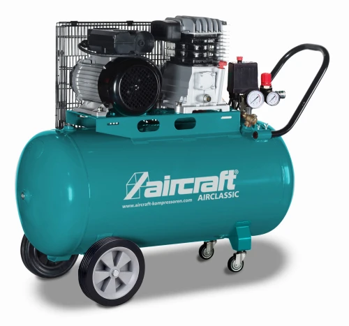 Aircraft AirClassic 351/100/10 - Mobilna sprężarka tłokowa z napędem pasowym