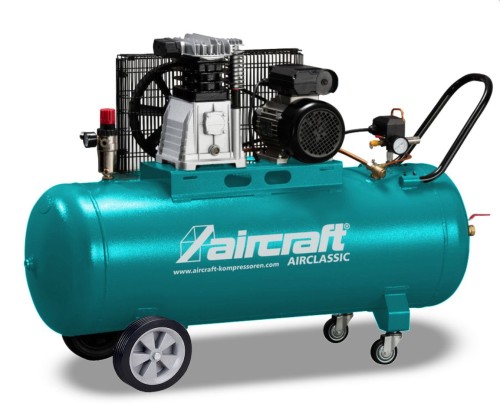 Aircraft AirClassic 503/200/10 - Mobilna sprężarka tłokowa z napędem pasowym
