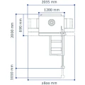 Holzkraft minimax T55WF elite s M digital -  Rysunek techniczny .