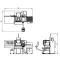 Metallkraft FSM 2550 PRO - Rysunek techniczny