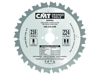 CMT - Tarcza do cięcia wzdłużnego 270x30 Z28