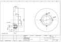 Tarcza zabierakowa Optimum ø 250 mm Camlock DIN ISO 702-2 nr 6 - Kołnierz uchwytu tokarskiego