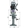 Rysunek techniczny z pełnym wymiarowaniem wiertarki Optimum OPTIdrill D 23Pro 400V