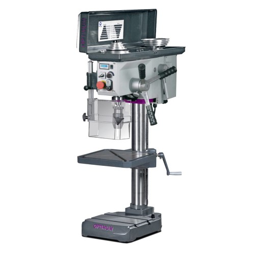 Optimum OPTI B 24 H Vario - Wiertarka stołowa z silnikiem bezszczotkowym