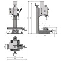 Optimum Optimill BF16 Vario - wymiary