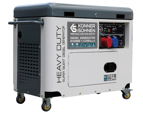 K&S KS 9300 DE 1/3 ATSR Super S - Generator dieslowski 230V/ 400V