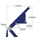 MSBM 2515 NC Elektromechaniczna giętarka obrotowa ze sterowaniem NC Metallkraft