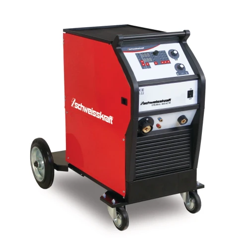 SCHWEISSKRAFT SYN-MIG 403i SC-W – Inwertorowy półautomat spawalniczy z bezstopniową regulacją
