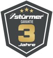 Oznaczenie 3-letniej gwarancji dla wiertarki promieniowej Optimum OPTIdrill RD 4E