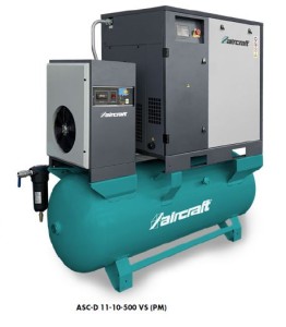 Aircraft ASC-D 11-10-500 VS (PM) - Energooszczędna sprężarka śrubowa z silnikiem z magnesami trwałymi