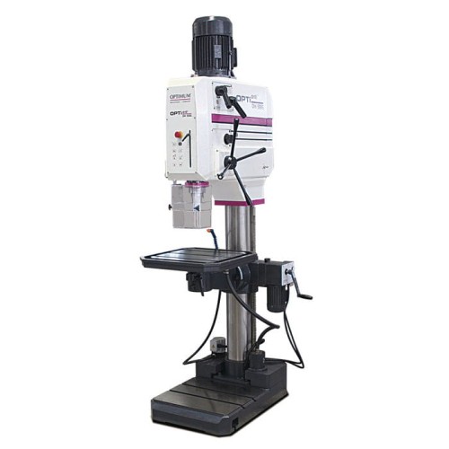 Optimum DH 55G - Masywna wiertarka słupowa, do wiercenia przemysłowego