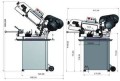 Optisaw S 131 GH - rysunek techniczny