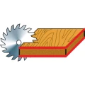 Holzkraft - Tarcza tnąca  300x30 mm Z96 - KSB-SFB 300/96