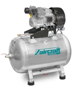Aircraft Airprofi 553/270/10 H - Stacjonarna sprężarka tłokowa z 2-cylindrowym silnikiem w ustawieniu V