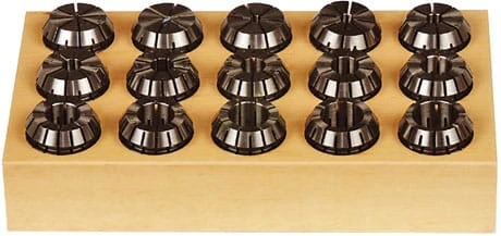 Optimum  - Zestaw tulei zaciskowych ER 25, 15-częściowy