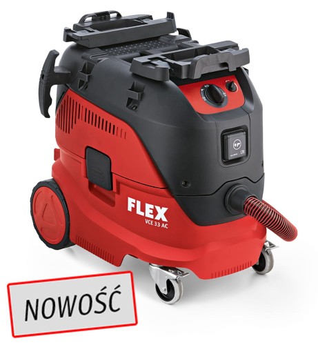 Flex VCE 33 L AC Odkurzacz z automatycznym systemem czyszczenia filtra, 30l, Klasa L