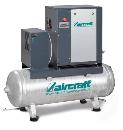 Aircraft A-MICRO 4.0-08-200 K (IE3) -Sprężarka śrubowa z napędem pasowym z wbudowanym osuszaczem chłodniczym