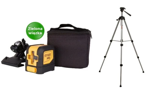 Lamigo CROSS X1G + STL170M- Laser liniowy samopoziomujący z zieloną wiązką