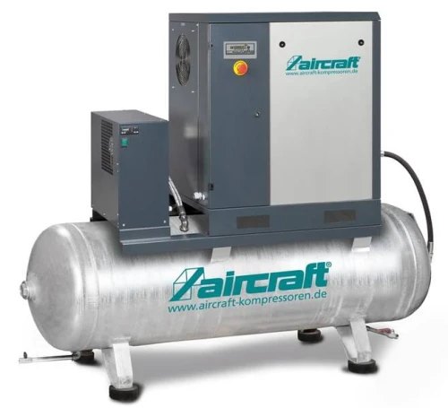 Aircraft A-PLUS 16-13-500 K (IE3)  -  Sprężarka śrubowa z napędem pasowym  z wbudowanym osuszaczem chłodniczym