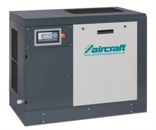 Aircraft A-PLUS 22-08 VS K (IE3) - Sprężarka śrubowa z napędem pasowym (instalacja zewnętrzna z falownikiem i osuszaczem chłodniczym)