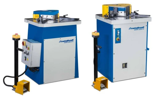 Metallkraft AKM 220-4H - Hydrauliczna przycinarka do szybkiego, prostokątnego nacinania blachy.
