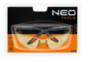 Neo Tools - Okulary ochronne poliwęglanowe, żółte soczewki.
