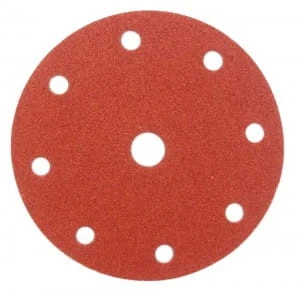 Klingspor - Krążki ścierne na podłożu papierowym, samoprzyczepne śr. 150 mm , G 80, 9 dziur (50szt.)