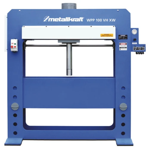 Metallkraft WPP 100 VH XW - W pełni hydrauliczna prasa warsztatowa. Solidna konstrukcja z ruchomym cylindrem.