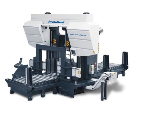 Metallkraft HMBS 1200 x 1400 HA X - Półautomatyczna 2-kolumnowa piła taśmowa do metalu